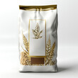 Packaging with copy space, of flour or corn, wheat