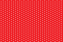 Simple Abstract White Color Small Polka Dot Pattern On Rose Red Color Background, Perfect For Background, Wallpaper, Texture