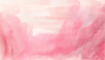 Wall Mural - pink watercolor pastel painted background abstract pink texture for design