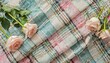 © Faith - pastel plaid background