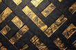 A luxurious background with a pattern of golden lines crisscrossing against a black backdrop, creating an abstract design that is both modern and opulent.