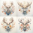 set of deer antlers