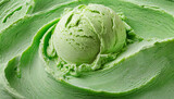 Fototapeta Storczyk - Tło  zielone lody pistacjowe