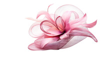 A Vibrant Pink Flower Delicately Contrasts Against A Pure White Background, Creating A Breathtaking Visual Harmony