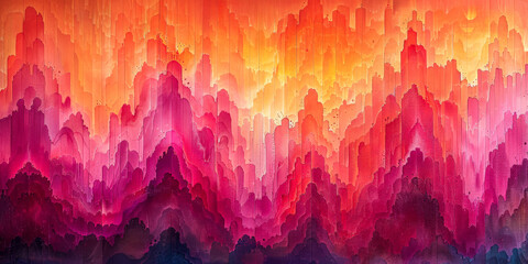 Wall Mural - Yellow burnt orange red fiery golden brown black abstract background for design, Color gradient, ombre, Rough, grain, noise, Colorful bright spots