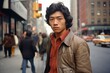 © blvdone - Man on a city street serious face in 1970s
