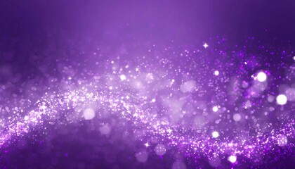 Wall Mural - abstract purple sparkle particles background