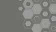 © RichieS - geometric hexagon modern grey abstract texture background