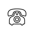 © Oliviart - Telephone icon vector isolated on white background. Phone icon vector. Call icon vector.