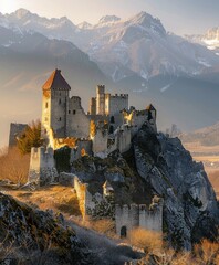 Wall Mural - Old Castle in ghotic style