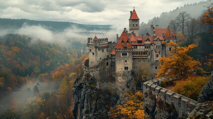 Wall Mural - Old Castle in ghotic style