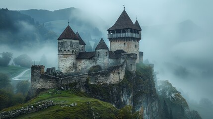 Wall Mural - Old Castle in ghotic style