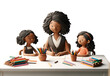 © DURIS Guillaume - Personnage en pâte à modeler : Maitresse d'école