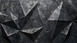 Black triangular abstract background, Grunge surface 