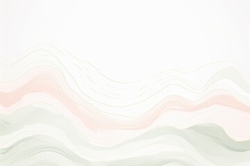 Poster - A mesmerizing display of swirling wavy lines in a soft palette of white and pink