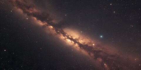 Wall Mural - The cosmos filled with countless stars