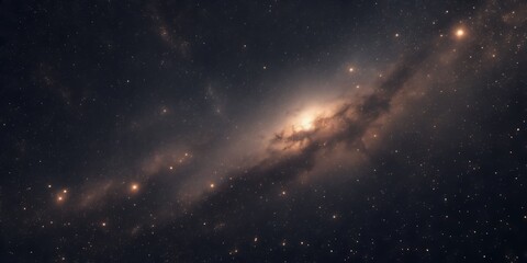 Wall Mural - The cosmos filled with countless stars