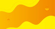 Fondo abstracto amarillo. Ondas anaranjadas. Vector plantilla de fondo para redes. Olas. Ilustración, concepto de sol. Curva.