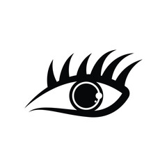 Wall Mural - eye logo icon