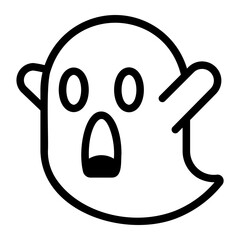 Naklejka na meble ghost icon