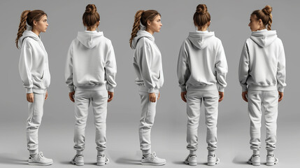 White Hoodie Mockup front