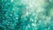 Blur dream turquoise shade clean morning nature with bokeh background concept modern csr theme eco spring baptism background fresh mint green bio farm Abstract blue cyan shade in summe : Generative AI