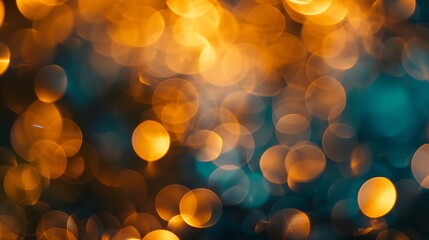 Poster - abstract background with bokeh defocused lights and shadow : Generative AI