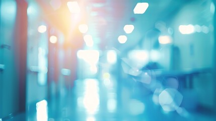 Fototapete - BLURRED MEDICAL BACKGROUND : Generative AI