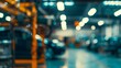 © Generative AI - Abstract blur car garage automobile interior building hall Blurred mechanic service centre auto repair workshop soft defocused Blurry car care station background : Generative AI