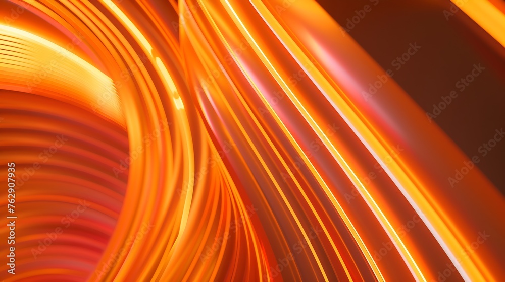 Dark Ridged Color Fluorescent background Blur curved texture Futuristic light Defocused ...