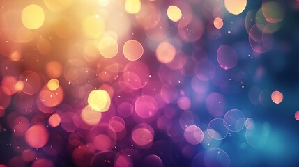 Aufkleber - Blurred refraction light bokeh or organic flare overlay effect : Generative AI