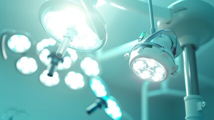 Aufkleber - MEDICAL BLURRED BACKGROUND : Generative AI