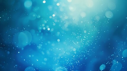 Poster - Abstract gradient Blue blurred with grain noise effect background for product design and social media : Generative AI