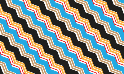 Poster - abstract geometric pattern art vector illustration.