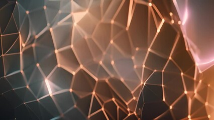 Poster - Close Up View of a Shiny Network Generative AI