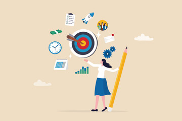 Wall Mural - project management or development plan, strategy or process to develop product, schedule or manage r