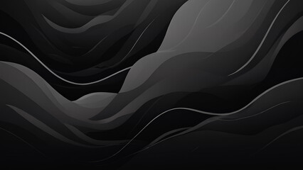 Dark Background, Black Abstract Background, Dark Texture for any Graphic Design work, Dark Abstract Background, black and white abstract background with smooth lines, dark background with copy space