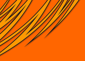 Aufkleber - Abstract background with curved spike line pattern and with some copy space area