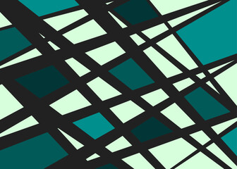 Poster - Abstract background with colorful geometric and strip line pattern