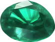 Emerald stone, colorful gemstone clipart.