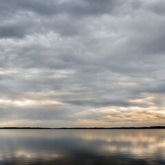 Wall Mural - Scenic view of Lake Conroe in Texas