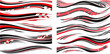 © Mark - Sport stripes vinyl stickers, racing vehicle tuning and speed line vector set