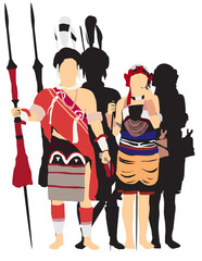 Wall Mural - Nagaland traditional