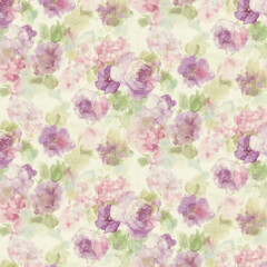  Allover pattern seamless floral pattern new digital print textile design 