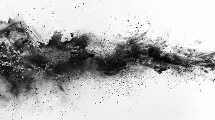 Canvas Print - Grainy texture of distressed black on white background. Dust overlay texture. Noise particles. Rusted white effect. Grain noise particles. Grunge design elements. Modern illustration, EPS 10.