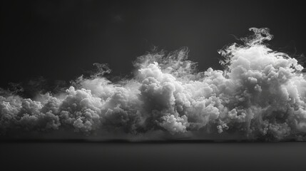 Aufkleber - Fog, mist or smoke isolated on a transparent background. Modern illustration.......
