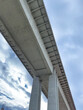 Brückenkonstruktion Ansicht von unten