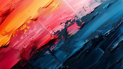 Poster - Seamless paint strokes