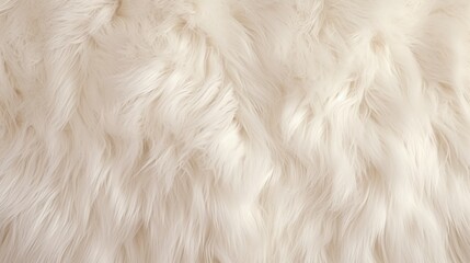 Poster - Detailed close up of white fur texture. Suitable for fashion and animal-themed designs