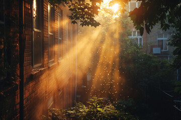 Wall Mural - Morning sun light